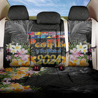 Pasifika Vibes Festival 2024 Auckland Back Car Seat Cover LT9 One Size Black - Polynesian Pride