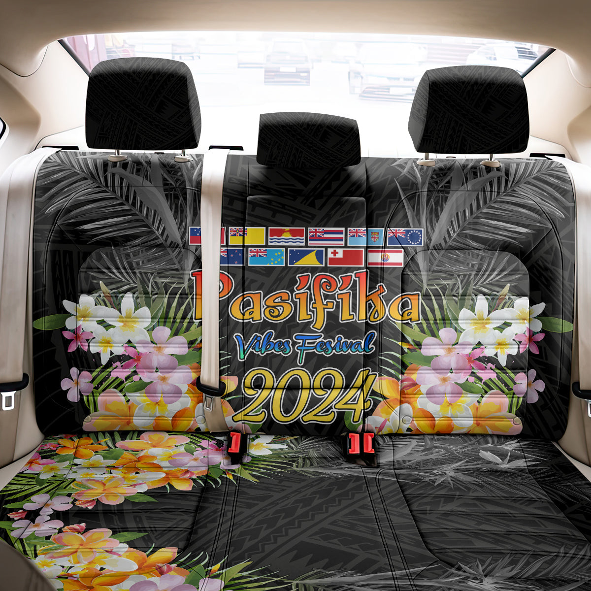Pasifika Vibes Festival 2024 Auckland Back Car Seat Cover LT9 - Polynesian Pride