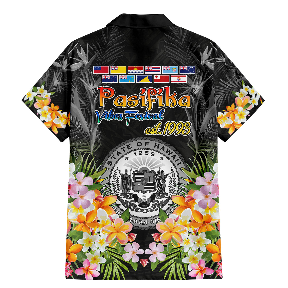 Pasifika Vibes Festival 2024 Family Matching Mermaid Dress and Hawaiian Shirt Kanaka Maoli With Hawaiian Islands LT9 - Polynesian Pride
