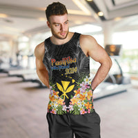 Pasifika Vibes Festival 2024 Men Tank Top Kanaka Maoli With Hawaiian Islands LT9 Black - Polynesian Pride
