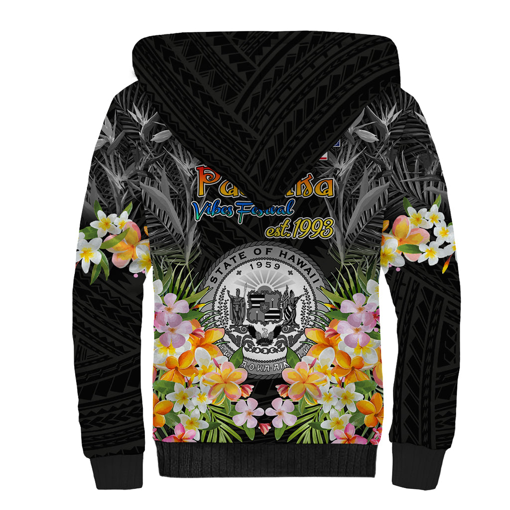 Pasifika Vibes Festival 2024 Sherpa Hoodie Kanaka Maoli With Hawaiian Islands LT9 - Polynesian Pride