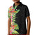 Hawaii Tropical Flowers Tribal Pattern Kid Polo Shirt No1 LT9 Kid Black - Polynesian Pride