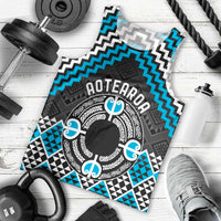 Personalised Aotearoa Niho Taniwha Motif Men Tank Top Blue Style