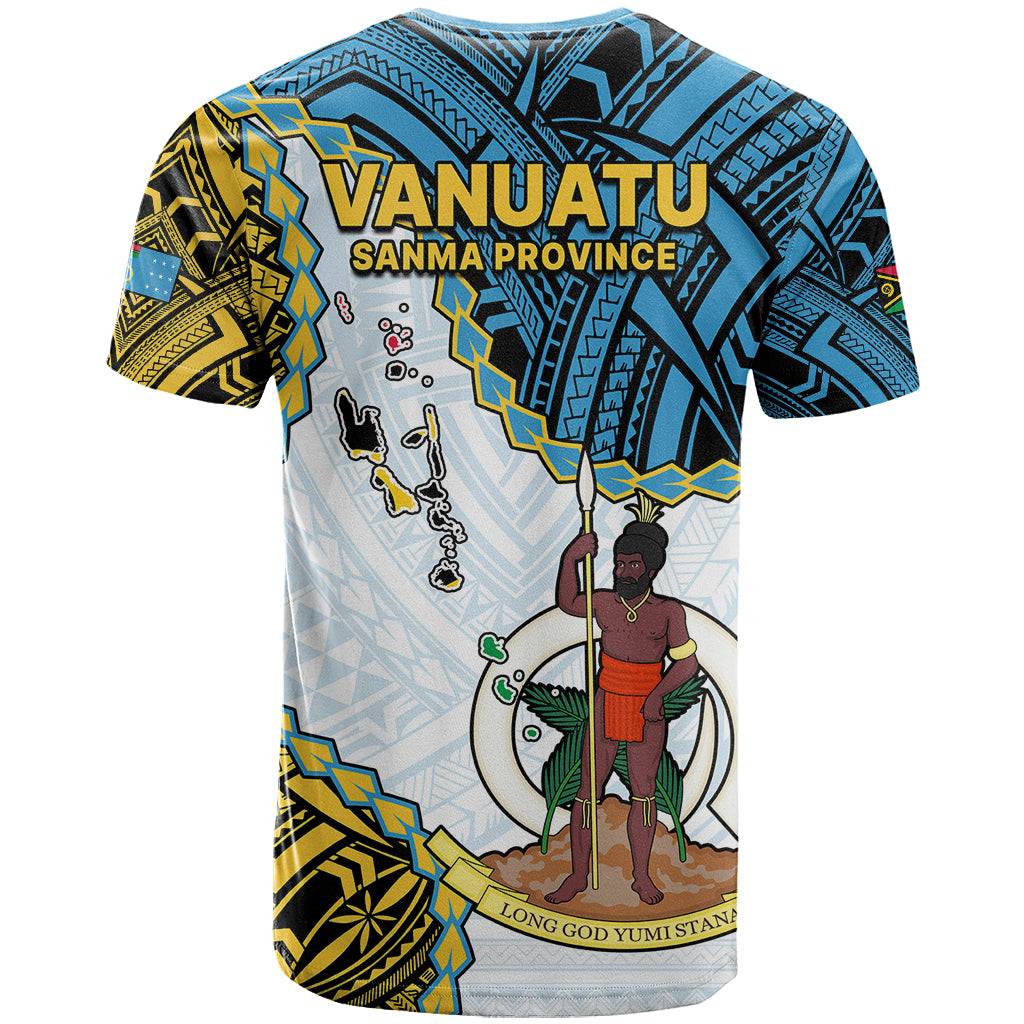 Polynesian Pride Sanma Province 43rd Anniversary Vanuatu T Shirt Tugeta Yumi Selebretem Indipendens Dei LT9 - Polynesian Pride