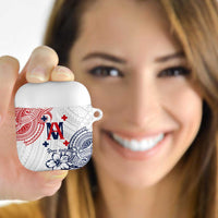 Kingdom of Uvea 1842-1860 Personalized AirPods Case Wallis and Futuna Polynesian Tribal Pattern - Polynesian Pride