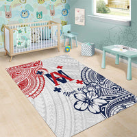 Kingdom of Uvea 1842-1860 Personalized Area Rug Wallis and Futuna Polynesian Tribal Pattern