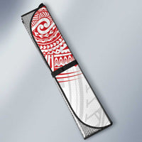 Kingdom of Uvea 1842-1860 Personalized Auto Sun Shade Wallis and Futuna Polynesian Tribal Pattern - Polynesian Pride