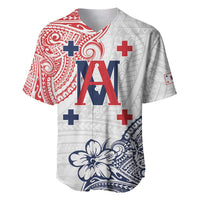 Kingdom of Uvea 1842-1860 Personalized Baseball Jersey Wallis and Futuna Polynesian Tribal Pattern
