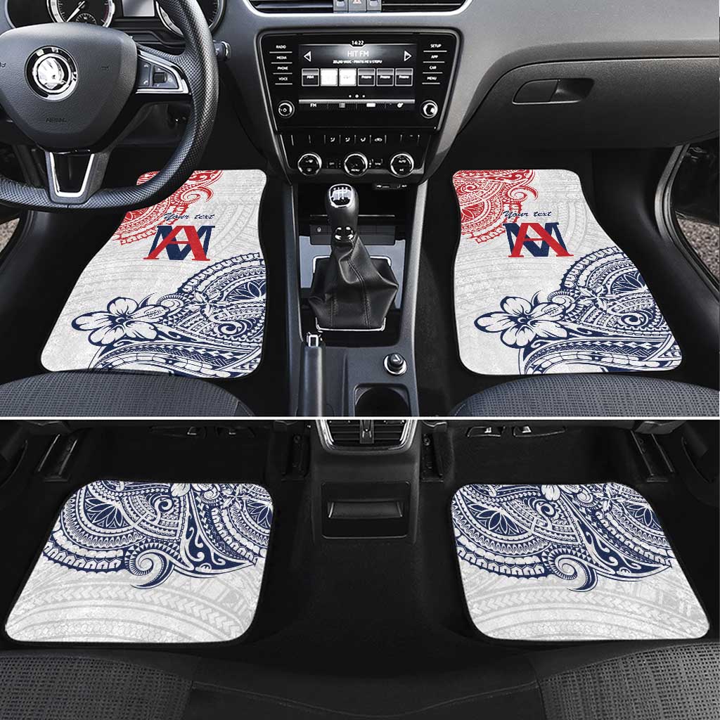 Kingdom of Uvea 1842-1860 Personalized Car Mats Wallis and Futuna Polynesian Tribal Pattern