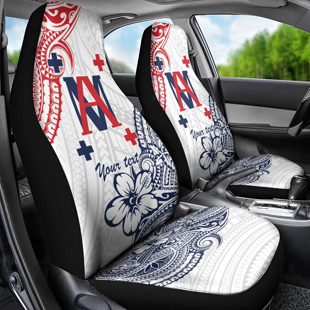 Kingdom of Uvea 1842-1860 Personalized Car Seat Cover Wallis and Futuna Polynesian Tribal Pattern