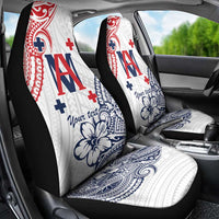 Kingdom of Uvea 1842-1860 Personalized Car Seat Cover Wallis and Futuna Polynesian Tribal Pattern