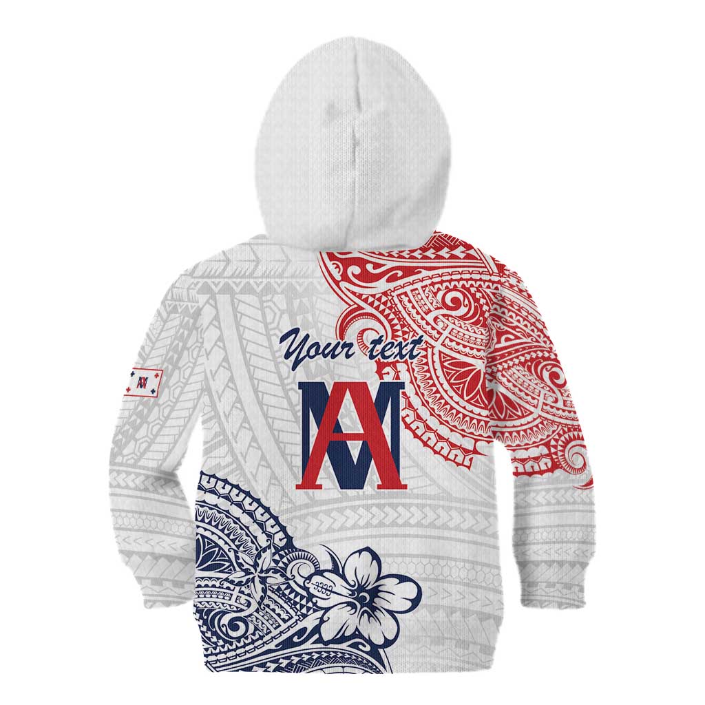 Kingdom of Uvea 1842-1860 Personalized Kid Hoodie Wallis and Futuna Polynesian Tribal Pattern