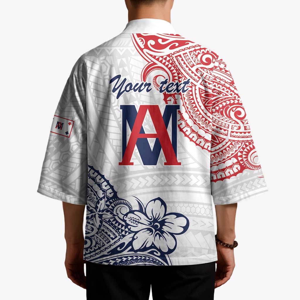 Kingdom of Uvea 1842-1860 Personalized Kimono Wallis and Futuna Polynesian Tribal Pattern - Polynesian Pride