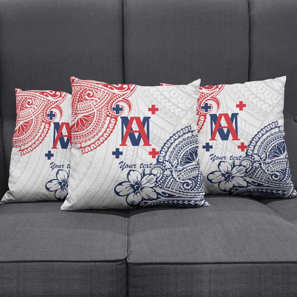 Kingdom of Uvea 1842-1860 Personalized Pillow Cover Wallis and Futuna Polynesian Tribal Pattern - Polynesian Pride