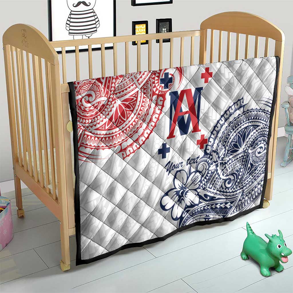 Kingdom of Uvea 1842-1860 Personalized Quilt Wallis and Futuna Polynesian Tribal Pattern