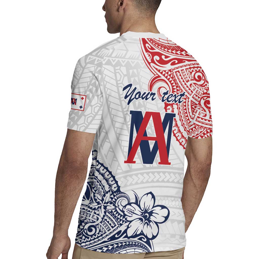 Kingdom of Uvea 1842-1860 Personalized Rugby Jersey Wallis and Futuna Polynesian Tribal Pattern