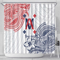 Kingdom of Uvea 1842-1860 Personalized Shower Curtain Wallis and Futuna Polynesian Tribal Pattern