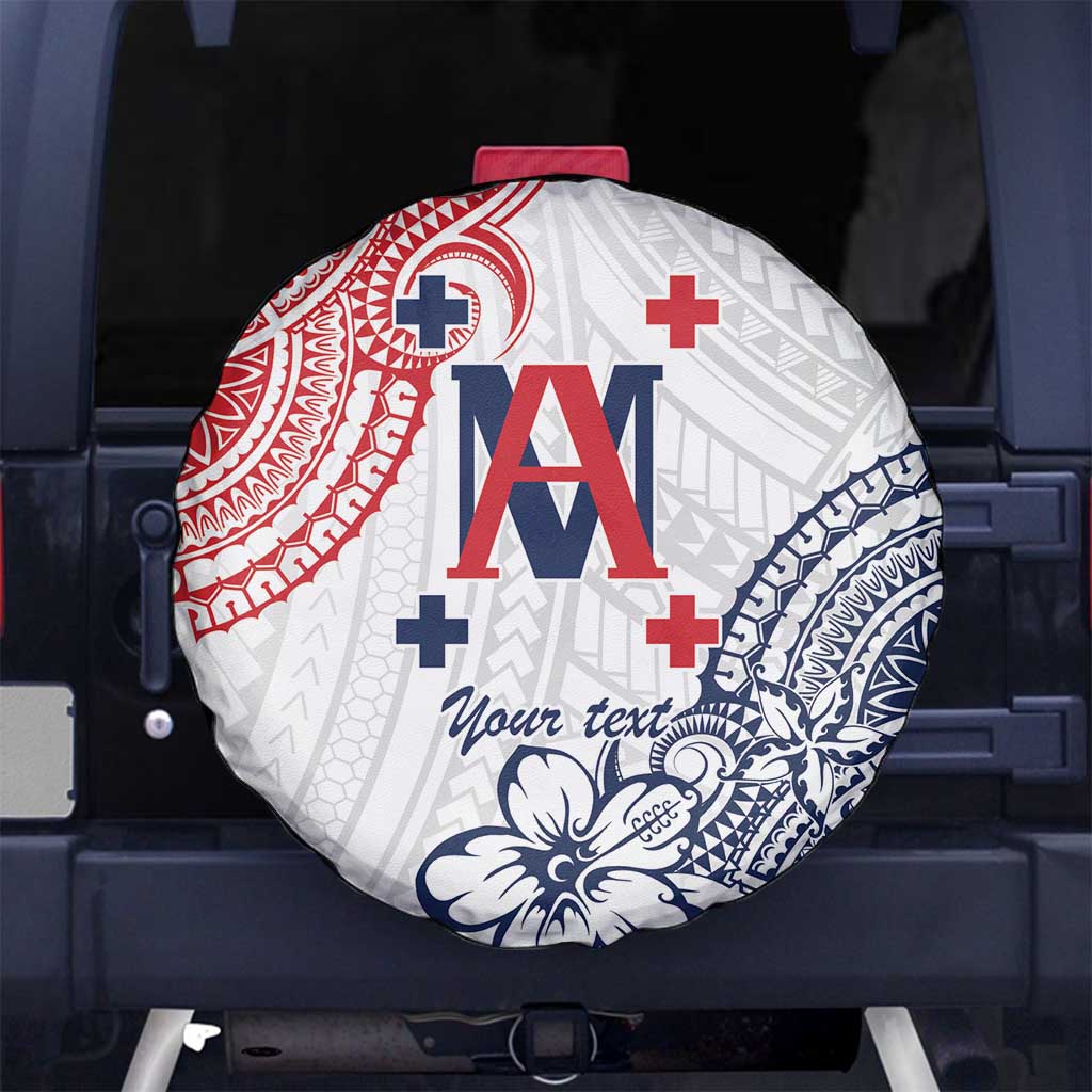 Kingdom of Uvea 1842-1860 Personalized Spare Tire Cover Wallis and Futuna Polynesian Tribal Pattern