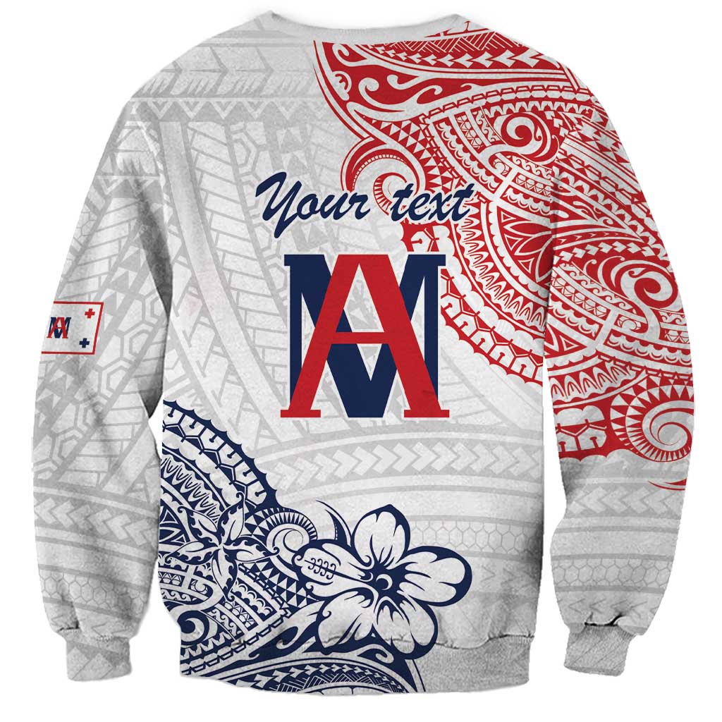 Kingdom of Uvea 1842-1860 Personalized Sweatshirt Wallis and Futuna Polynesian Tribal Pattern