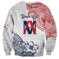 Kingdom of Uvea 1842-1860 Personalized Sweatshirt Wallis and Futuna Polynesian Tribal Pattern