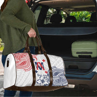 Kingdom of Uvea 1842-1860 Personalized Travel Bag Wallis and Futuna Polynesian Tribal Pattern - Polynesian Pride