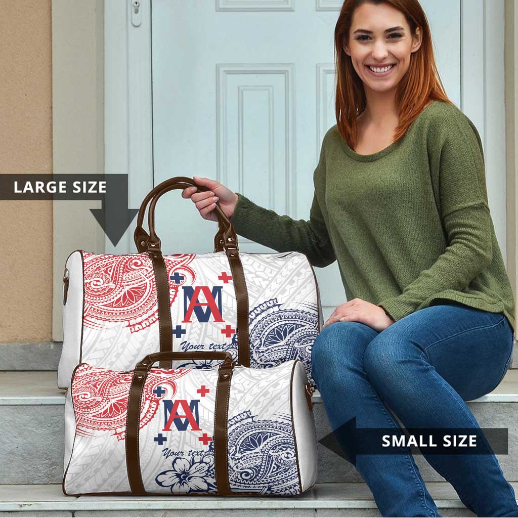 Kingdom of Uvea 1842-1860 Personalized Travel Bag Wallis and Futuna Polynesian Tribal Pattern - Polynesian Pride