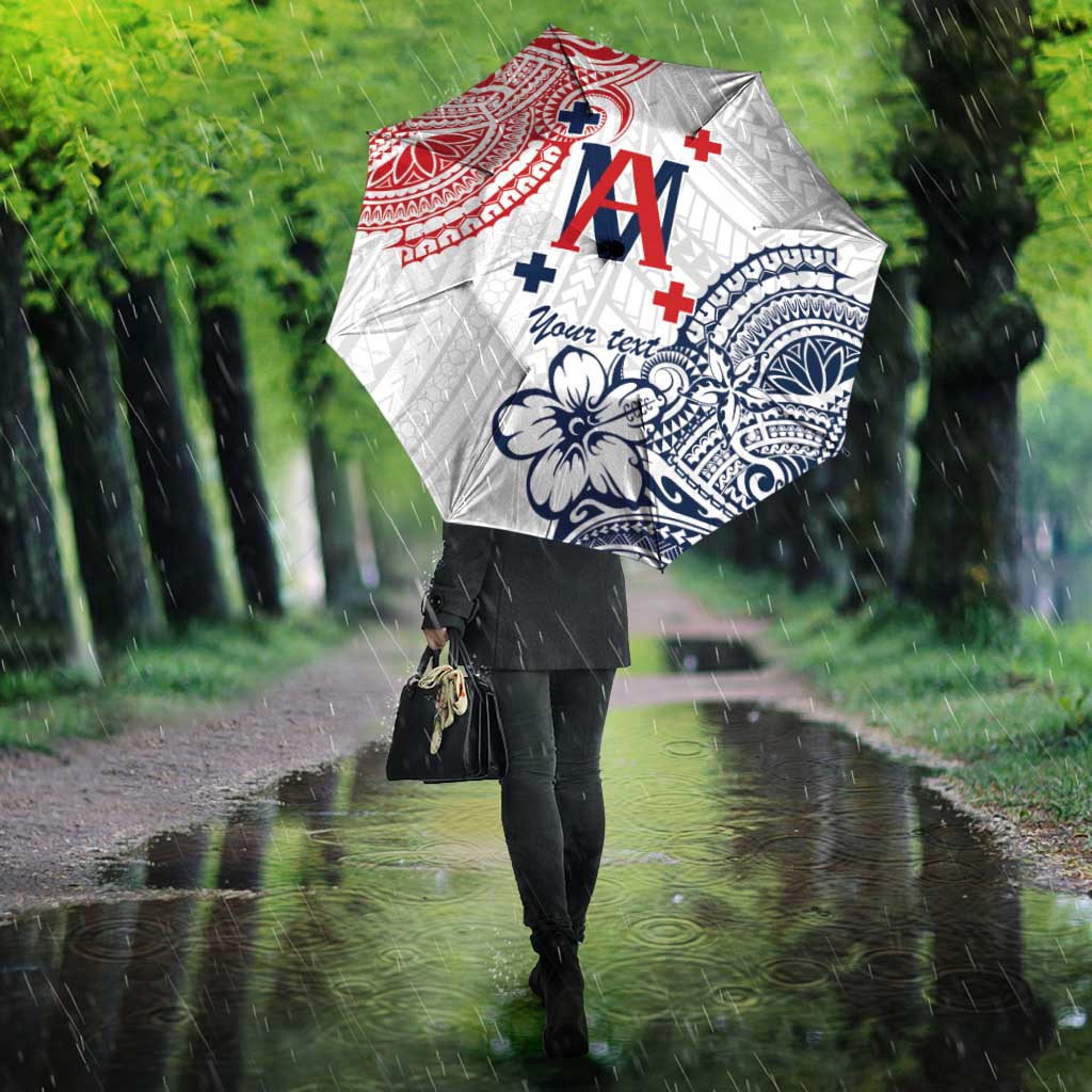 Kingdom of Uvea 1842-1860 Personalized Umbrella Wallis and Futuna Polynesian Tribal Pattern - Polynesian Pride