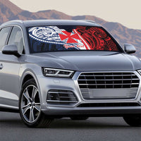 Kingdom of Uvea 1860-1886 Personalized Auto Sun Shade Wallis and Futuna Polynesian Tribal Pattern - Polynesian Pride