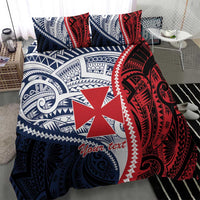 Kingdom of Uvea 1860-1886 Personalized Bedding Set Wallis and Futuna Polynesian Tribal Pattern