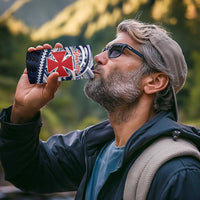 Kingdom of Uvea 1860-1886 Personalized 4 in 1 Can Cooler Tumbler Wallis and Futuna Polynesian Tribal Pattern