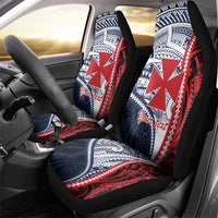 Kingdom of Uvea 1860-1886 Personalized Car Seat Cover Wallis and Futuna Polynesian Tribal Pattern