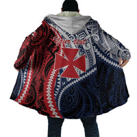 Kingdom of Uvea 1860-1886 Personalized Cloak Wallis and Futuna Polynesian Tribal Pattern - Polynesian Pride