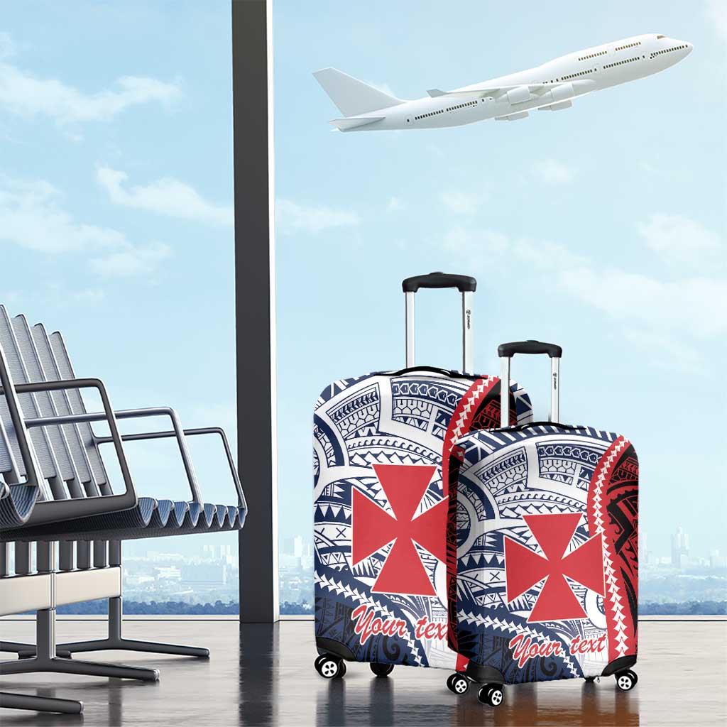 Kingdom of Uvea 1860-1886 Personalized Luggage Cover Wallis and Futuna Polynesian Tribal Pattern