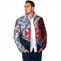Kingdom of Uvea 1860-1886 Personalized Padded Jacket Wallis and Futuna Polynesian Tribal Pattern - Polynesian Pride