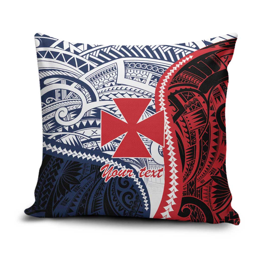 Kingdom of Uvea 1860-1886 Personalized Pillow Cover Wallis and Futuna Polynesian Tribal Pattern - Polynesian Pride