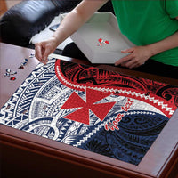 Kingdom of Uvea 1860-1886 Personalized Puzzle Wallis and Futuna Polynesian Tribal Pattern - Polynesian Pride