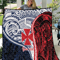 Kingdom of Uvea 1860-1886 Personalized Quilt Wallis and Futuna Polynesian Tribal Pattern