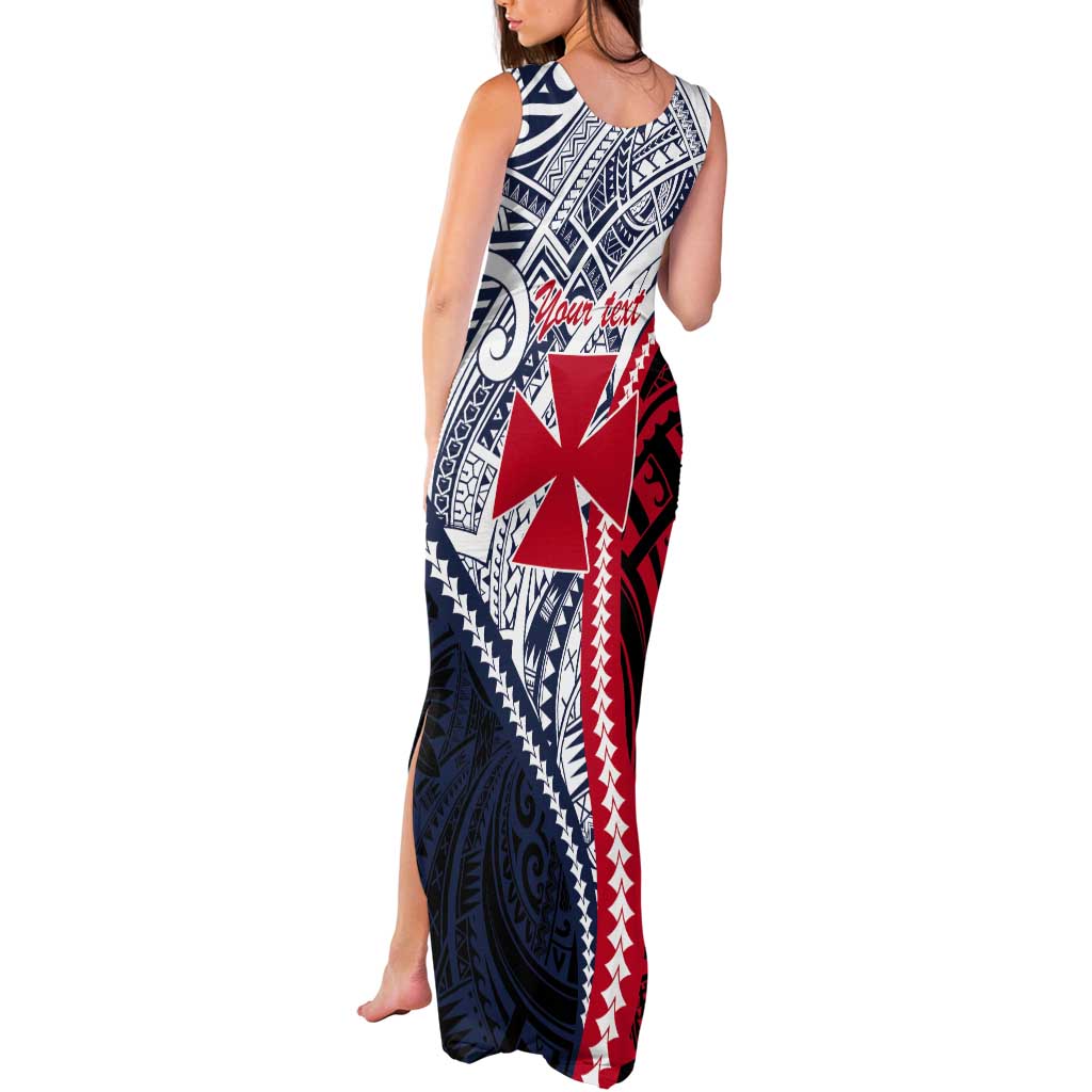 Kingdom of Uvea 1860-1886 Personalized Tank Maxi Dress Wallis and Futuna Polynesian Tribal Pattern