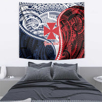 Kingdom of Uvea 1860-1886 Personalized Tapestry Wallis and Futuna Polynesian Tribal Pattern