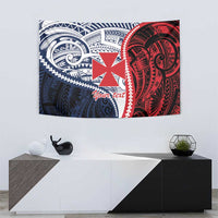 Kingdom of Uvea 1860-1886 Personalized Tapestry Wallis and Futuna Polynesian Tribal Pattern