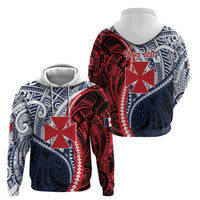 Kingdom of Uvea 1860-1886 Personalized Zip Hoodie Wallis and Futuna Polynesian Tribal Pattern