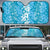 Hawaiian Lei Day Auto Sun Shade Blue Hibiscus Flowers Lei Art - Polynesian Pride
