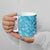 Hawaiian Lei Day Ceramic Mug Blue Hibiscus Flowers Lei Art - Polynesian Pride
