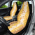 Hawaiian Lei Day Car Seat Cover Gold Hibiscus Flowers Lei Art
