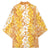 Hawaiian Lei Day Kimono Gold Hibiscus Flowers Lei Art - Polynesian Pride