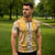 Hawaiian Lei Day Zipper Polo Shirt Gold Hibiscus Flowers Lei Art - Polynesian Pride