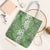 Hawaiian Lei Day Tote Bag Green Hibiscus Flowers Lei Art - Polynesian Pride