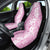 Hawaiian Lei Day Car Seat Cover Pink Hibiscus Flowers Lei Art