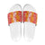 Hawaiian Lei Day Slide Sandals Red Hibiscus Flowers Lei Art - Polynesian Pride