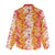 Hawaiian Lei Day Women Casual Shirt Red Hibiscus Flowers Lei Art